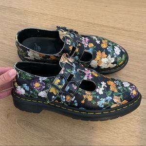 FLORAL DR MARTENS MARY JANES